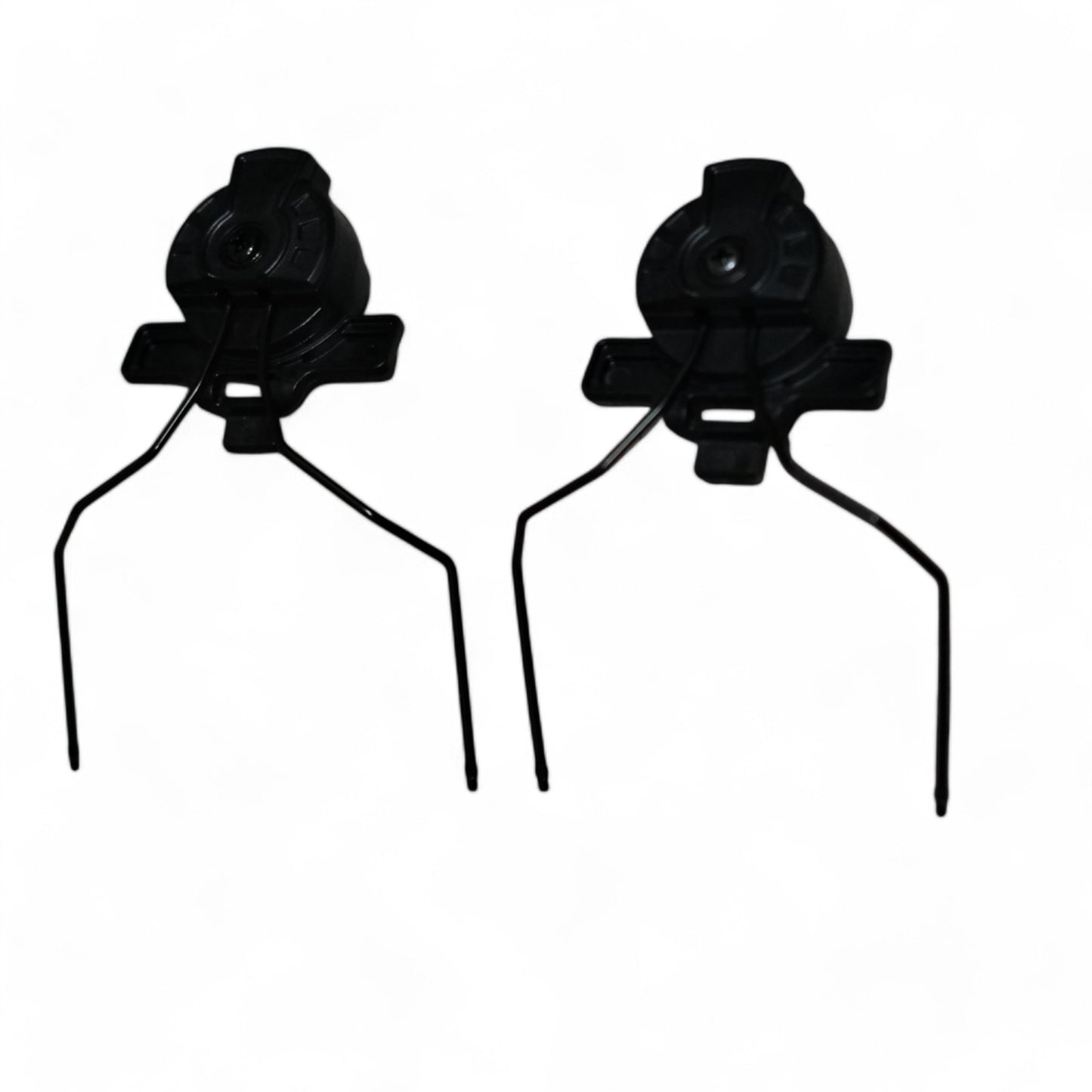 A helmet rail adapter for headset. The Earmor M12-QD, a polymer and steel helmet adapter for Team Wendy Exfil 3.0 Rails.