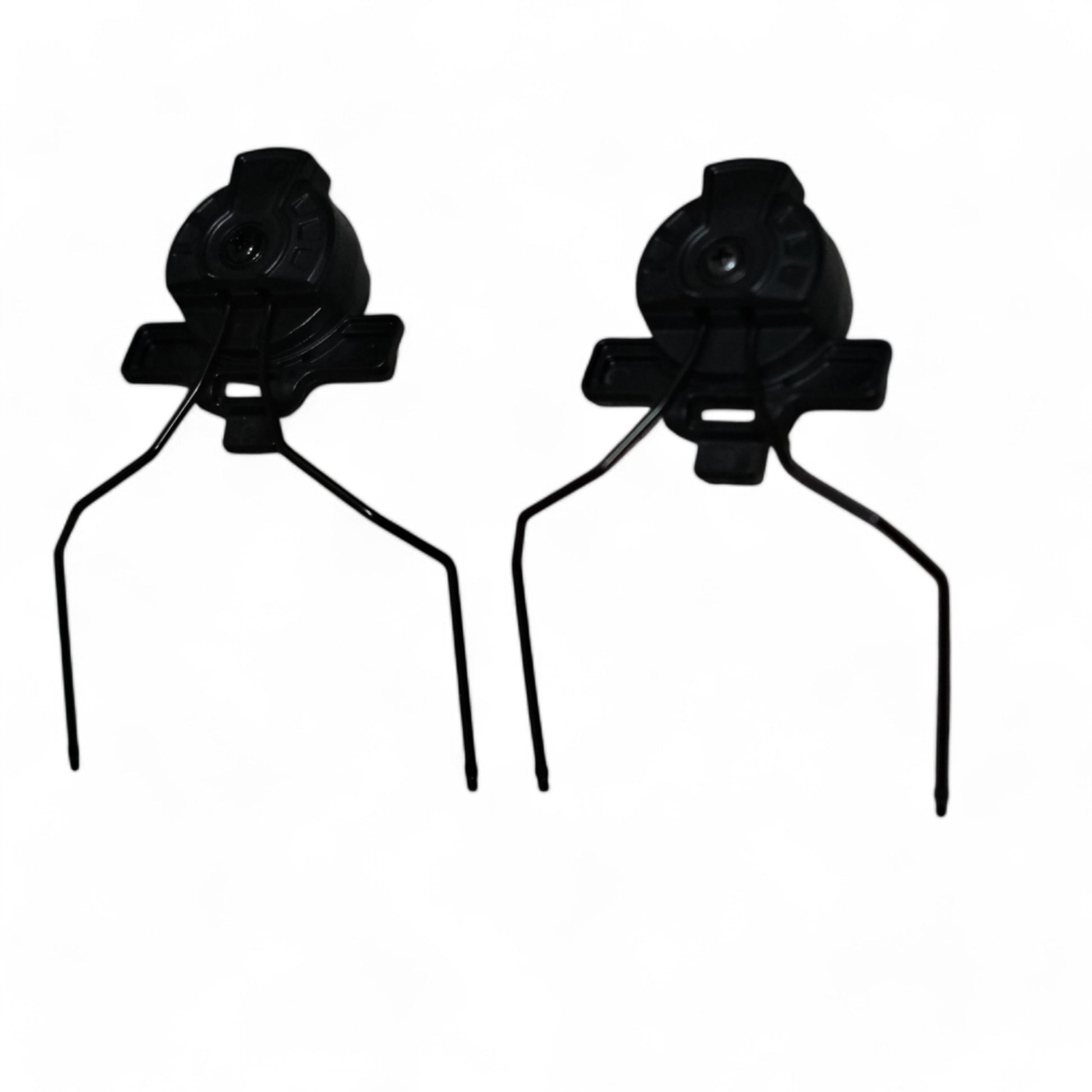 A helmet rail adapter for headset. The Earmor M12-QD, a polymer and steel helmet adapter for Team Wendy Exfil 3.0 Rails.