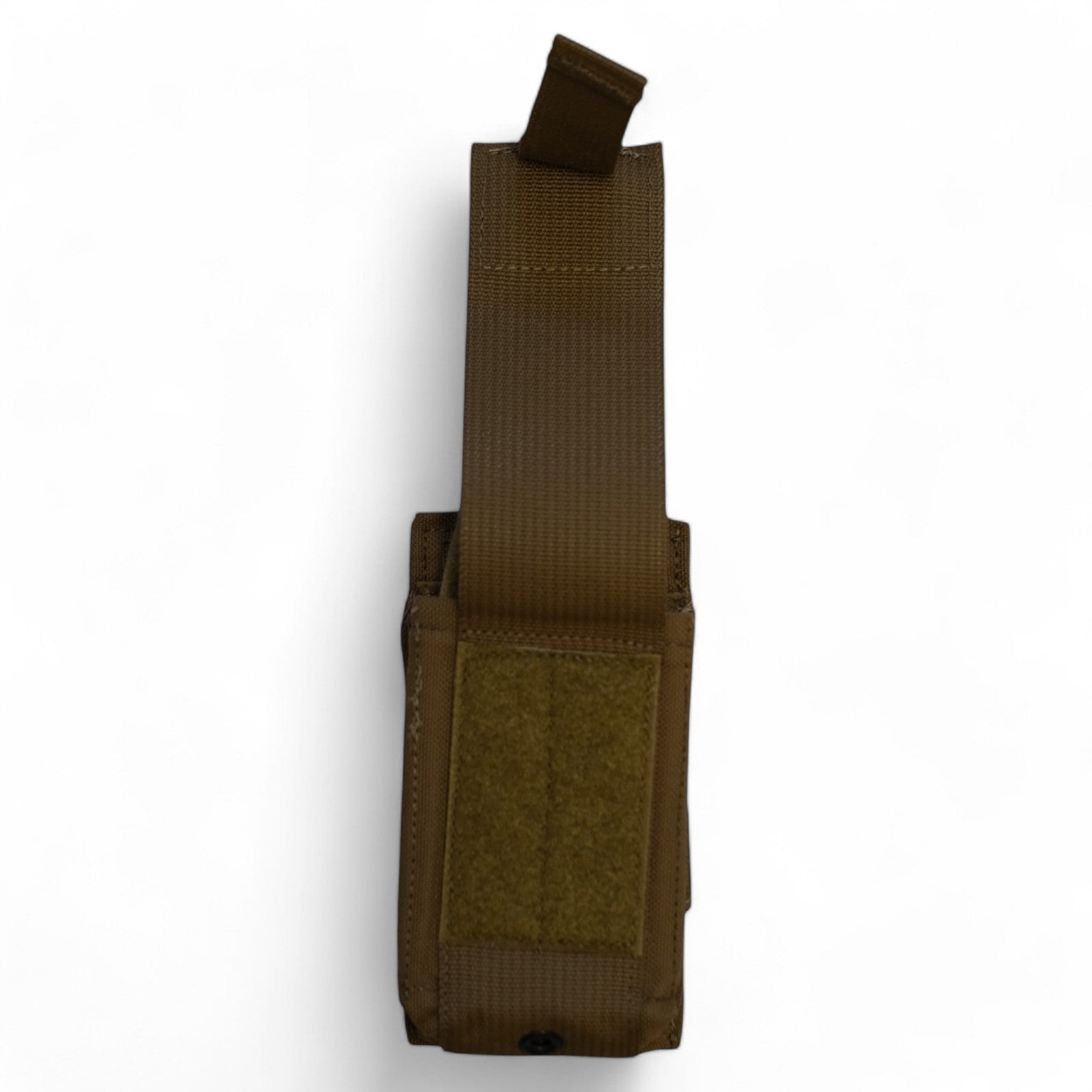 M16/M4 Speed Reload Pouch with the top tab open, showcasing its secure hook-and-loop closure system for quick and easy access during tactical operations.