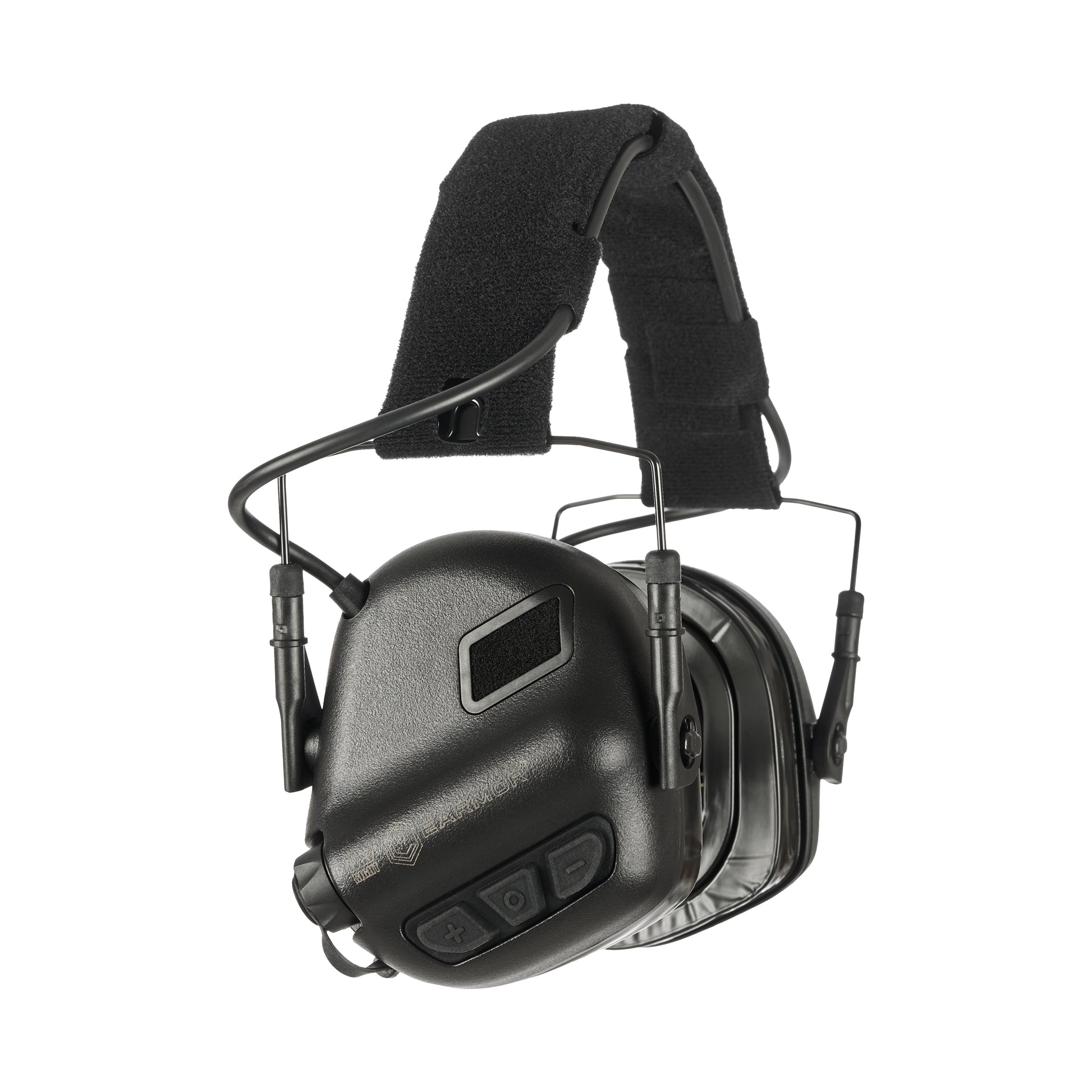 M31 PLUS Tactical Headset is black and features a durable design and slim padded headband for comfort and compatibility for use under a helmet. Additionally, it features Ambient Technology with volume controls and gel ear cups for enhanced comfort.