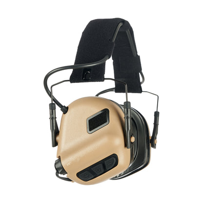 M31 PLUS Tactical Headset is FDE or Sandy Tan and features a durable design and slim padded headband for comfort and compatibility for use under a helmet. Additionally, it features Ambient Technology with volume controls and gel ear cups for enhanced comfort.