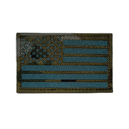 Infrared (IR) American Flag Patch