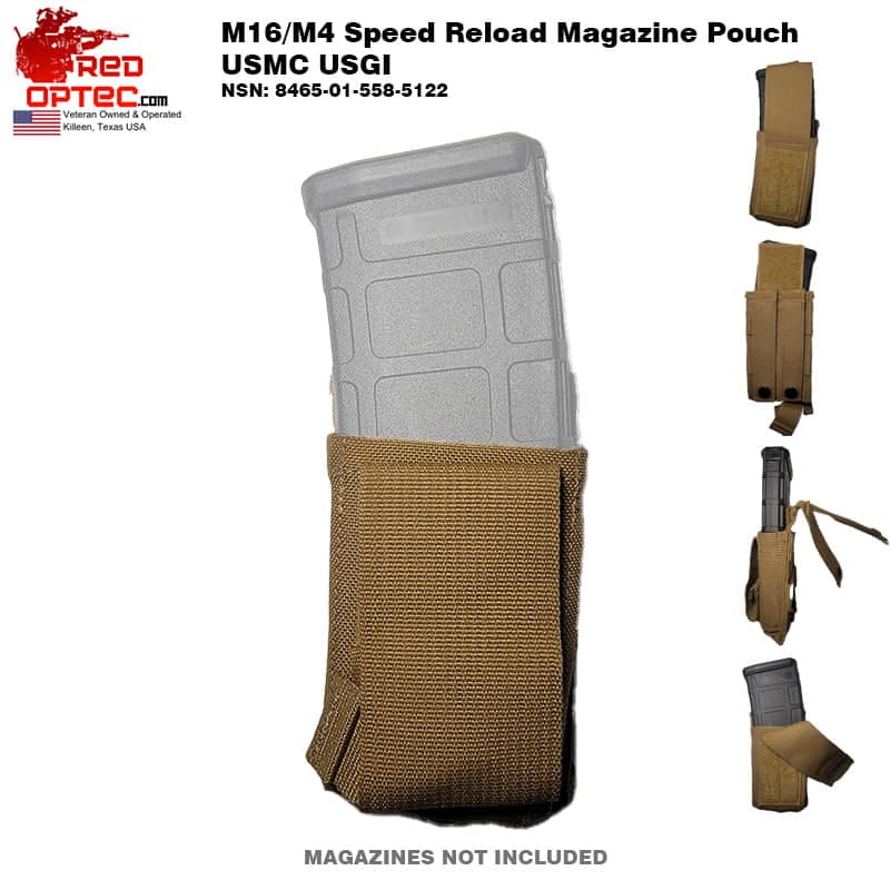 M16/M4/AR15 Speed Reload Magazine Pouch - USMC Operations (Magazine not included)