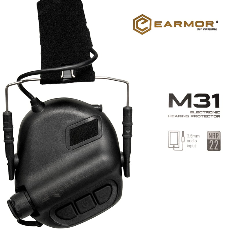 Black Earmor M31 Mode 3 Mod4 Tactical Communication Headset